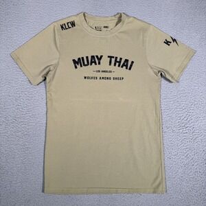 Kill Crew Shirt Mens Small Brown Porrada Series Muay Thai MMA Cotton Blend Logo